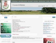 Tablet Screenshot of comune.zimone.bi.it